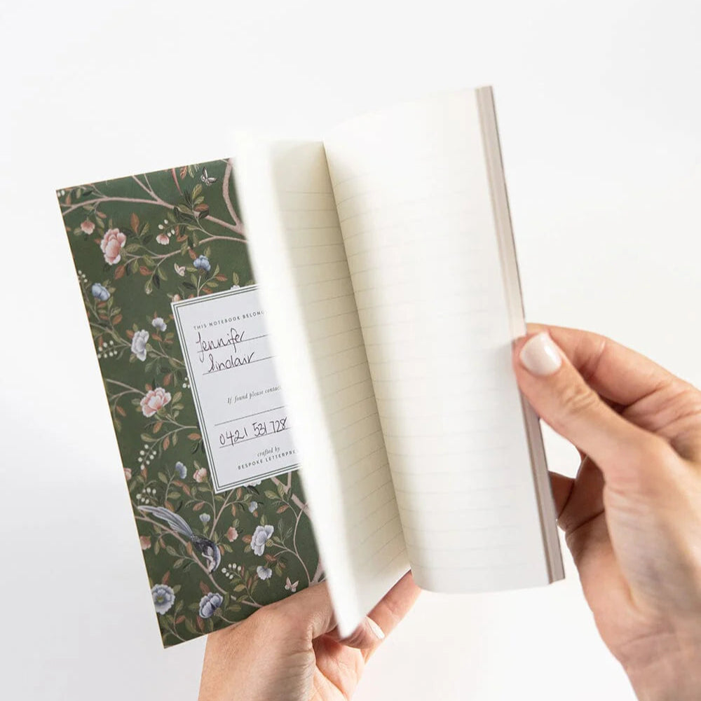 Pocket Notebook (Lined) - Camellia Tree
