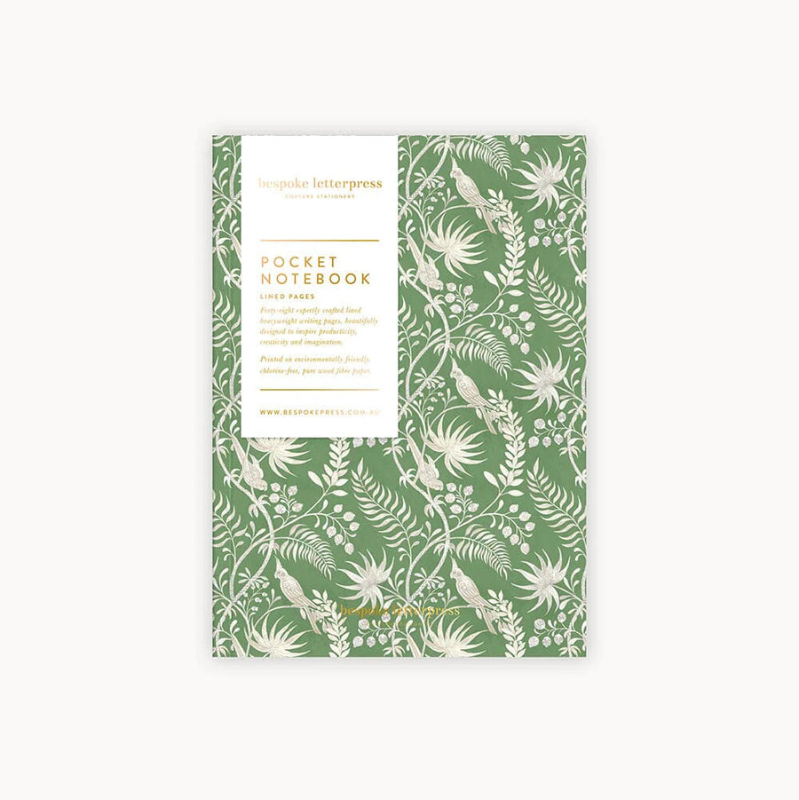 Pocket Notebook (Lined) - Jardin Tropical