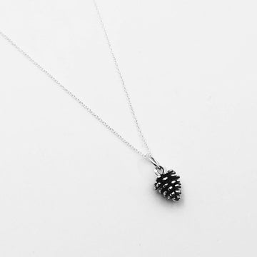Sterling Silver Pine Cone Necklace
