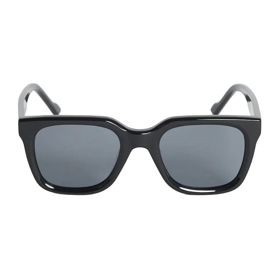 Napoli Black Rounded Sunglasses