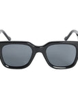 Napoli Black Rounded Sunglasses
