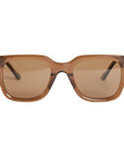 Napoli Espresso Rounded Sunglasses