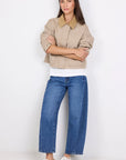 Newcomer Barn Cord Collar Jacket - Taupe
