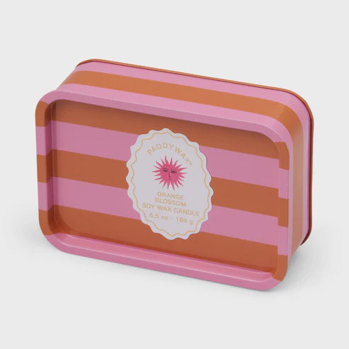 Paddywax Soy Candle in a Tin - Orange Blossom