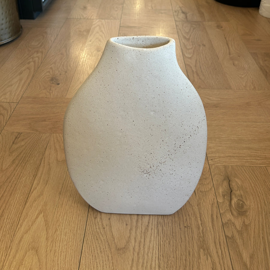 Organic Ceramic Vases - Sandy White MEDIUM