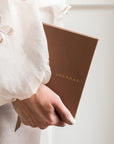 Linen Bound Pocket Journal | Mocha