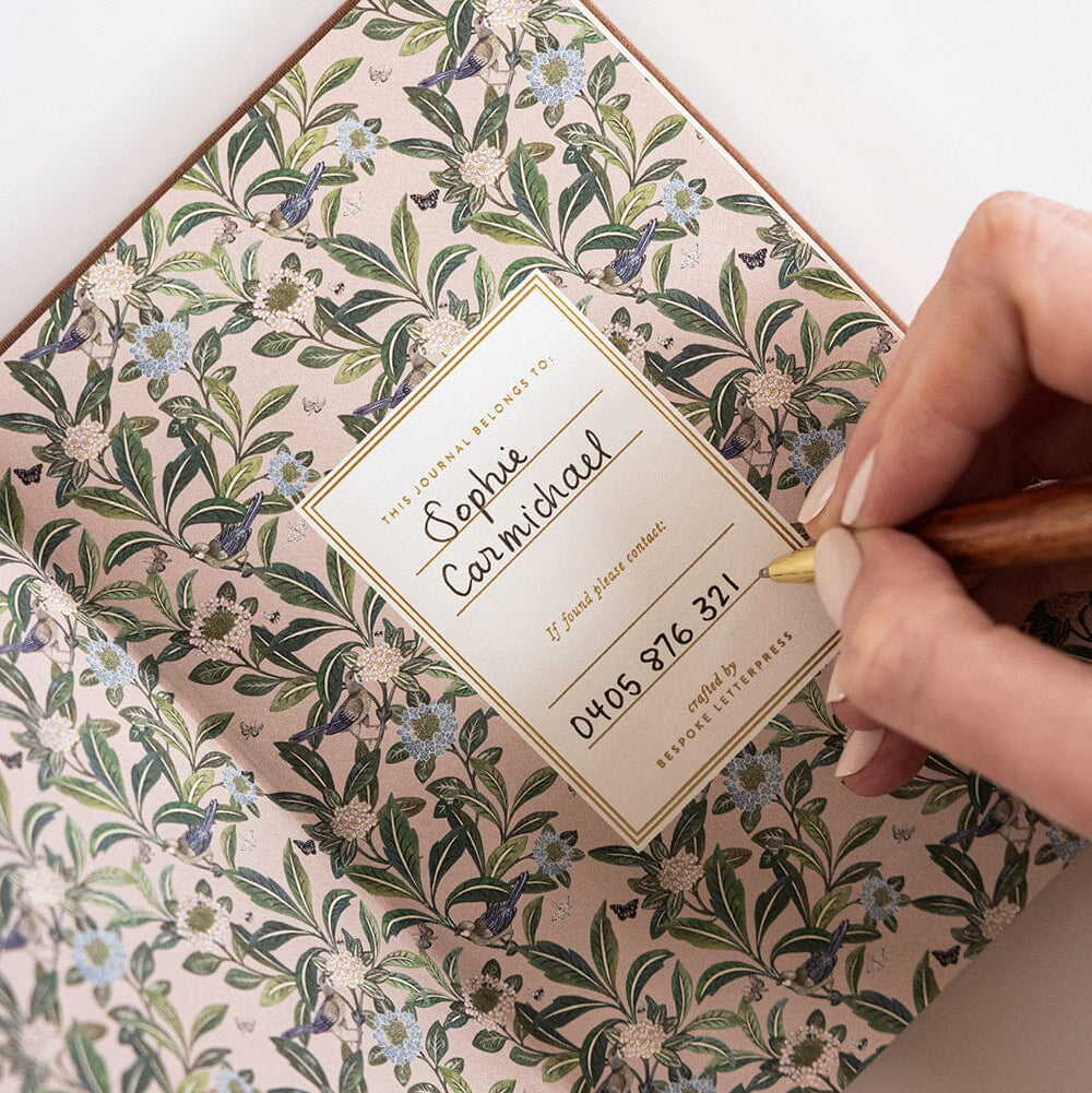 Linen Bound Pocket Journal | Mocha