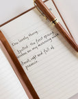 Linen Bound Pocket Journal | Mocha