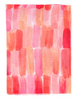 Print Scarf - Orange + Red