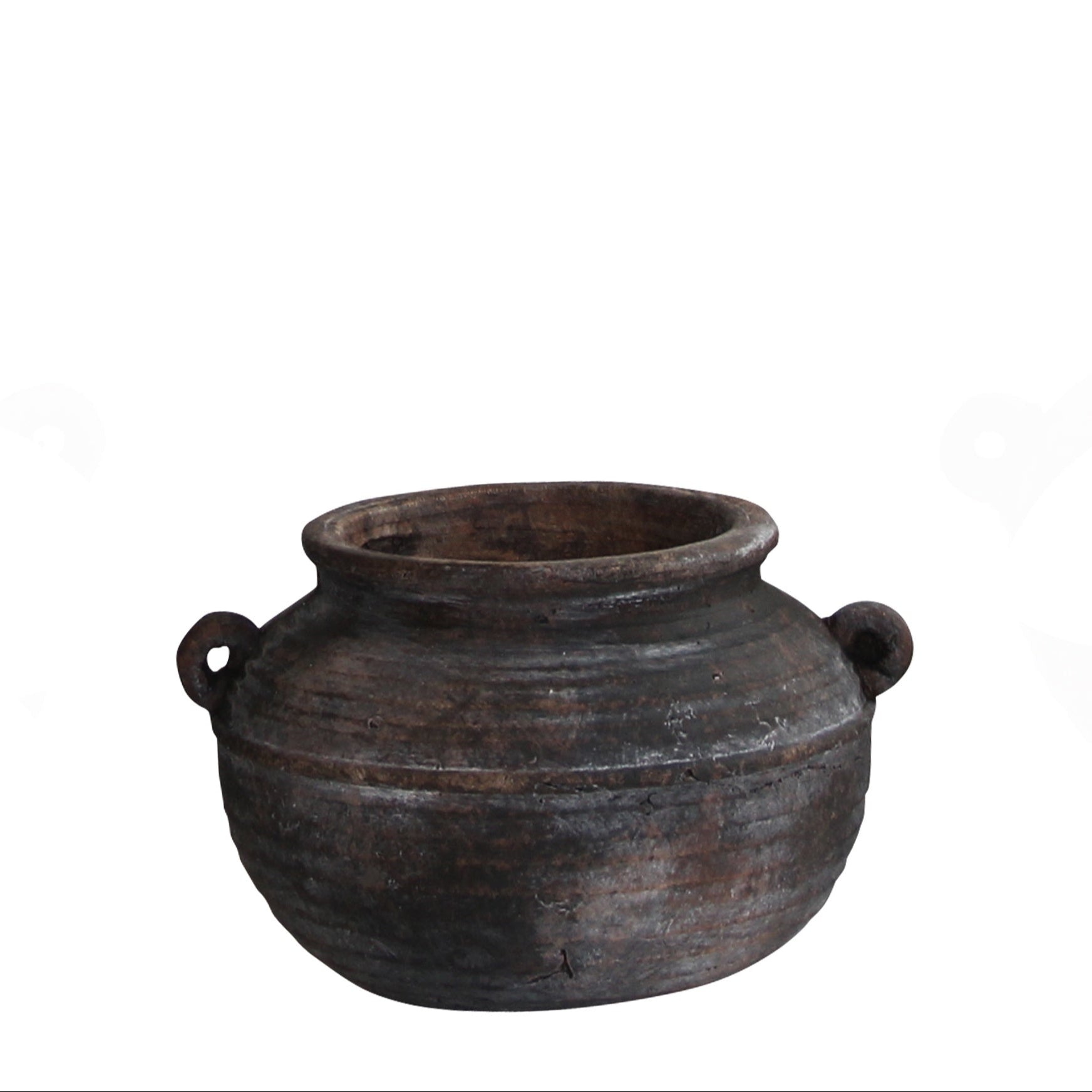 Pot Belly Vase - Aged Deep Umber | Small