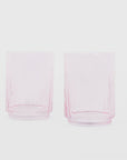 Ribbed Tumblers Set of 2 | Pale Pink