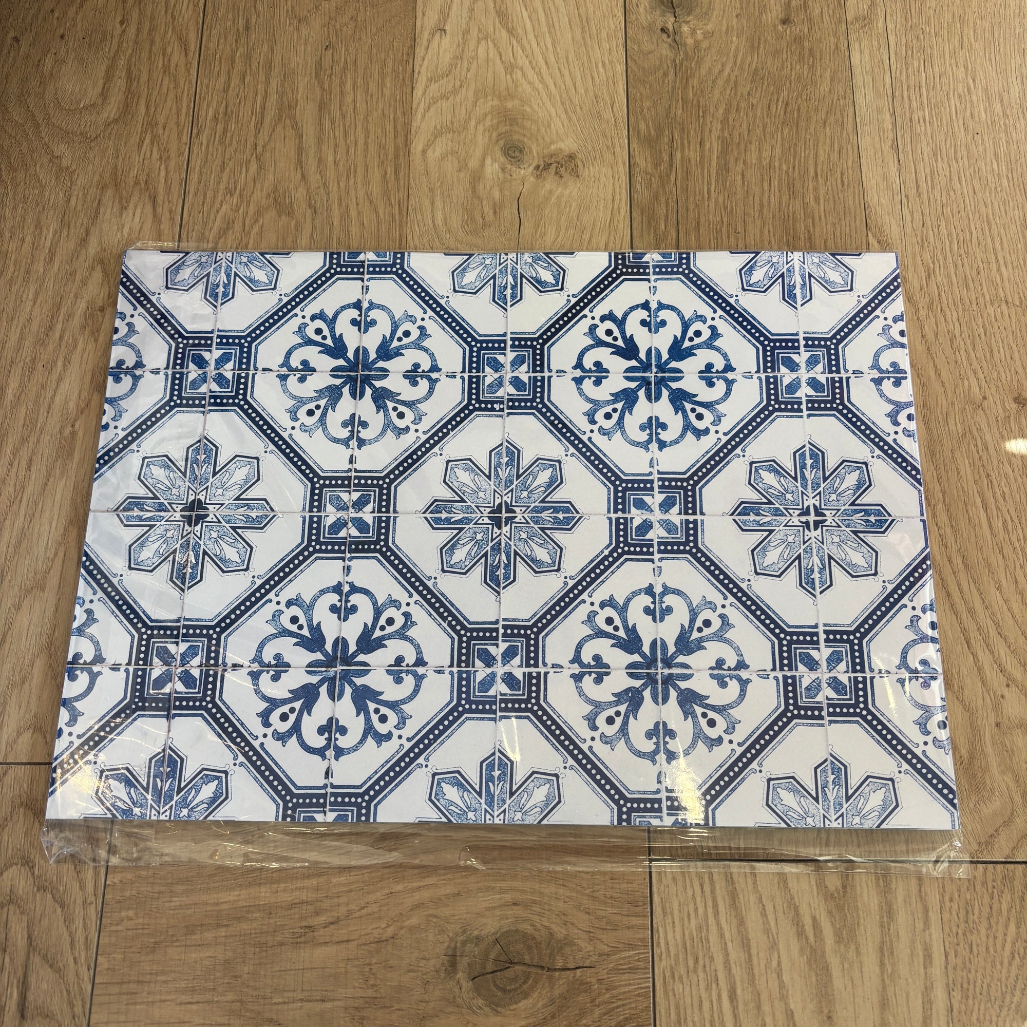 Paper Placemats (30 Sheets) - Blue Tile