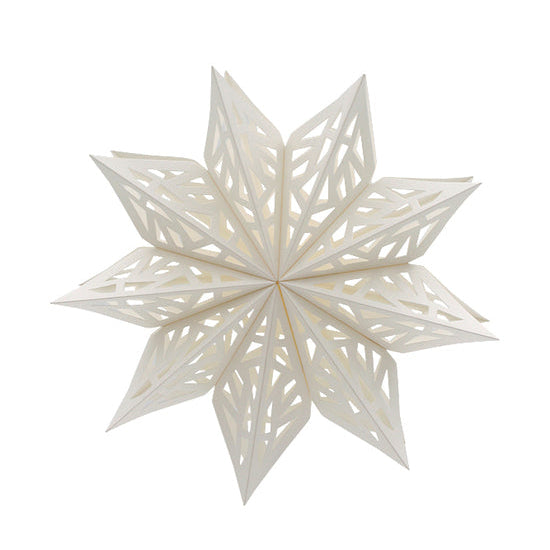 Christmas - Paper Snowflakes - Off White 30cm