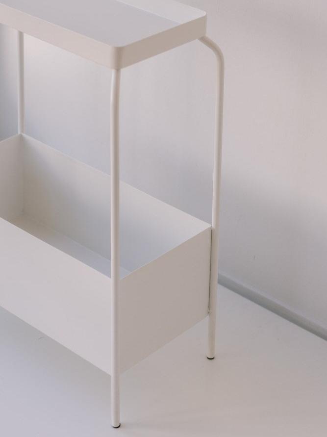 Metal Planter Stand - White