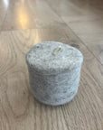 Felt Pots with lid - Oatmeal
