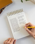 Task Tracker Ringbound Notepad