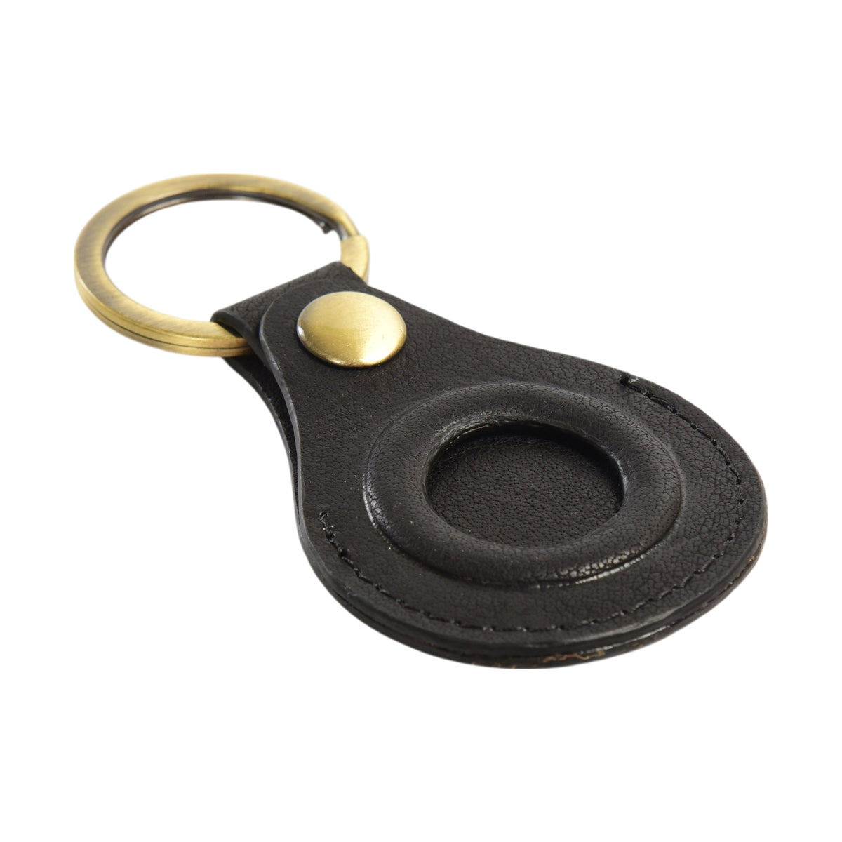 Leather Airtag Key Ring