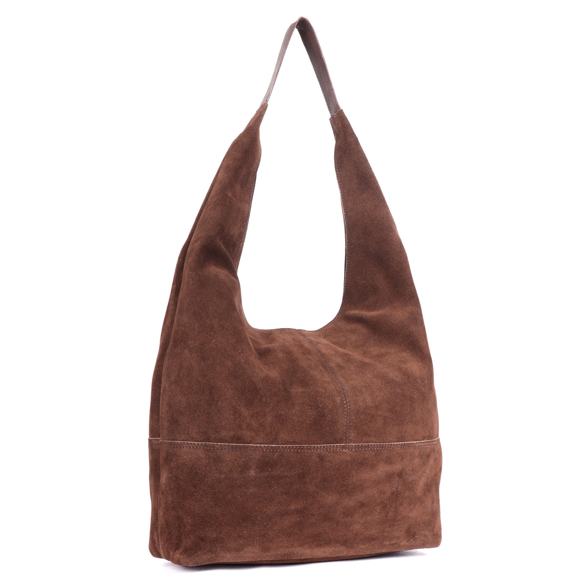 Petal Suede Bag - Brown