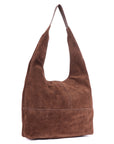 Petal Suede Bag - Brown