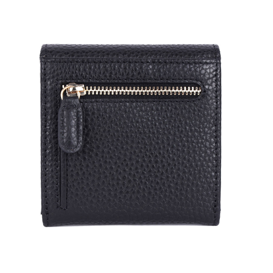 Rugged Hide Black Leonora RUgged Hide Wallet