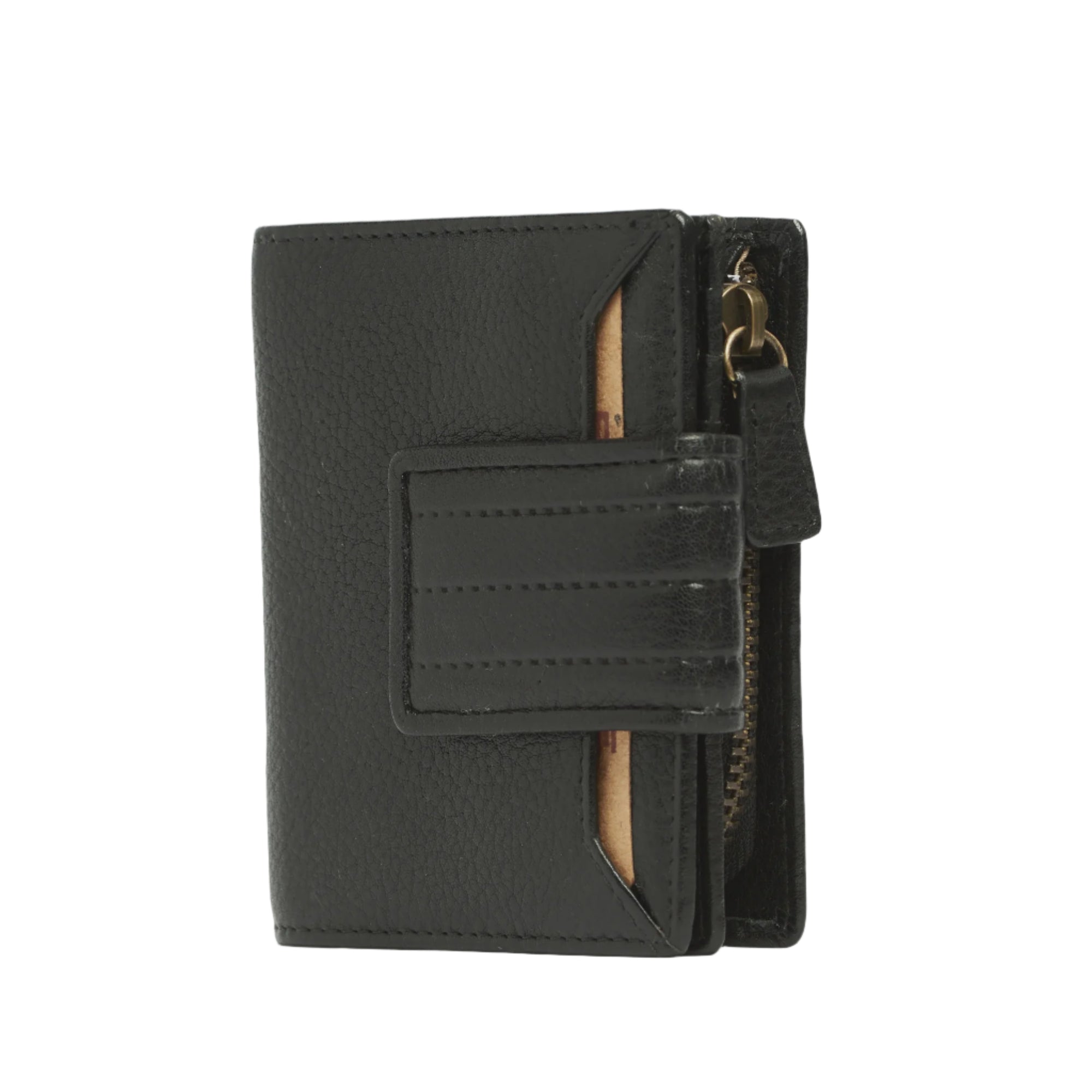 Tessa Wallet in Black lby Rugged Hide