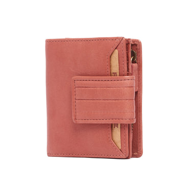 Leather Wallet Small - Tessa | Rose