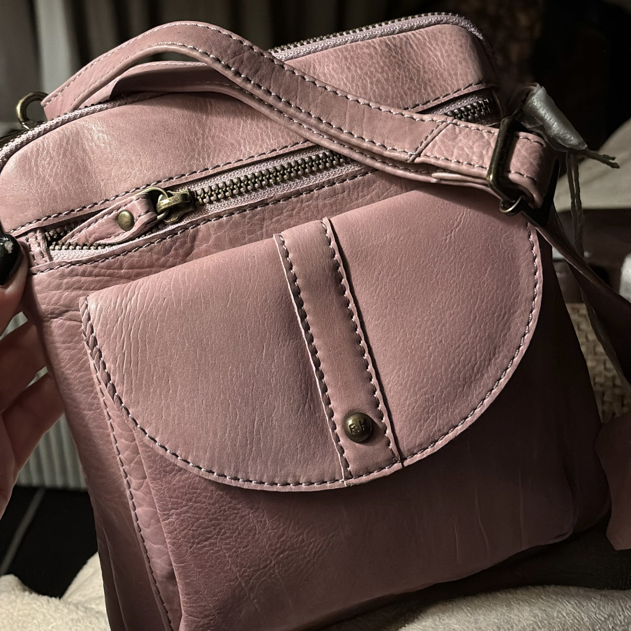 Leather Bag - Helen | Lilac