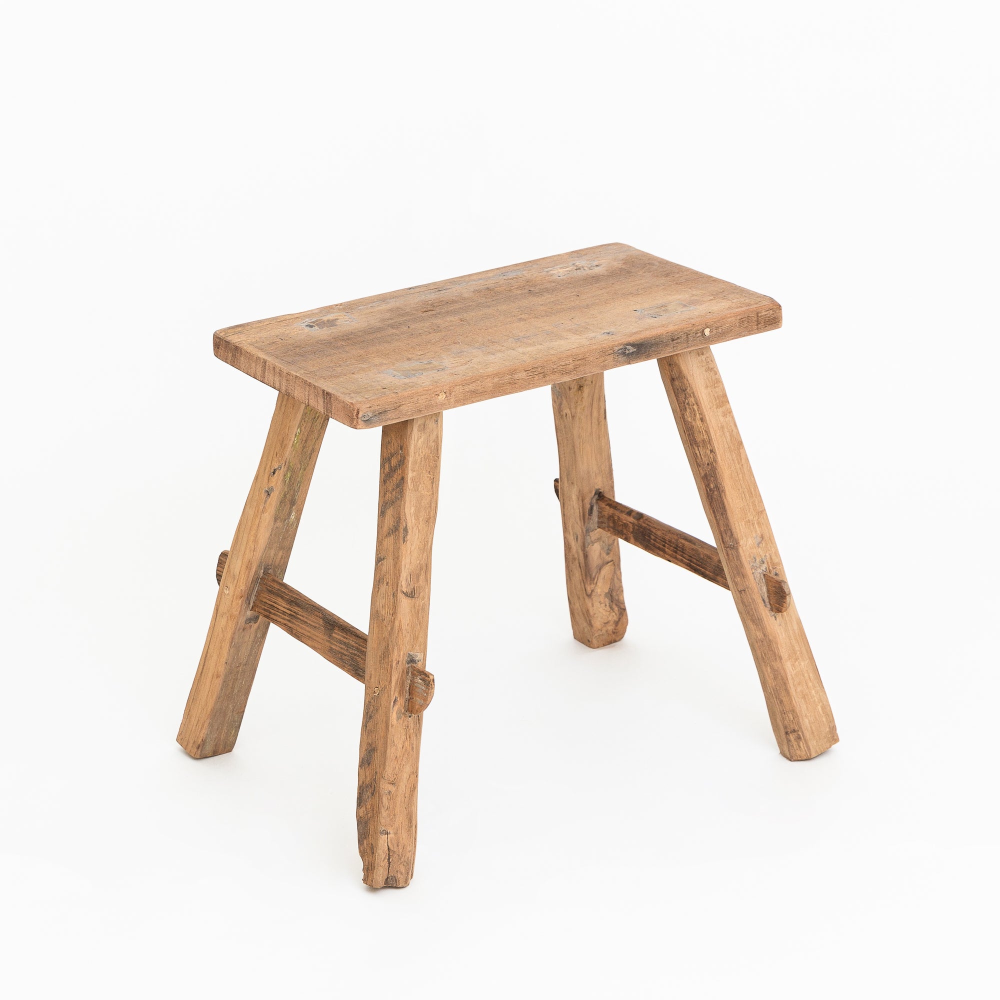 Teak Bench Stool - Natural