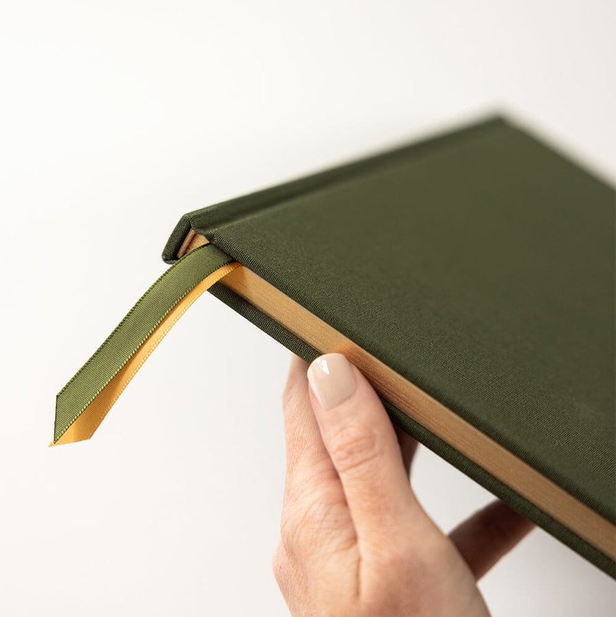 Heirloom Recipe Book Journal - Basil Green
