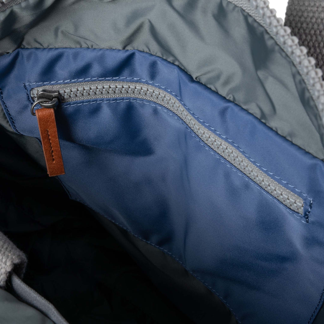 BurntBlue Canfield Roll Top Backpack in Burnt Blue – ROKA London