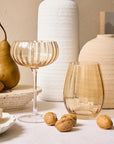 Ripple Cocktail Glass (Set of 2) - Amber
