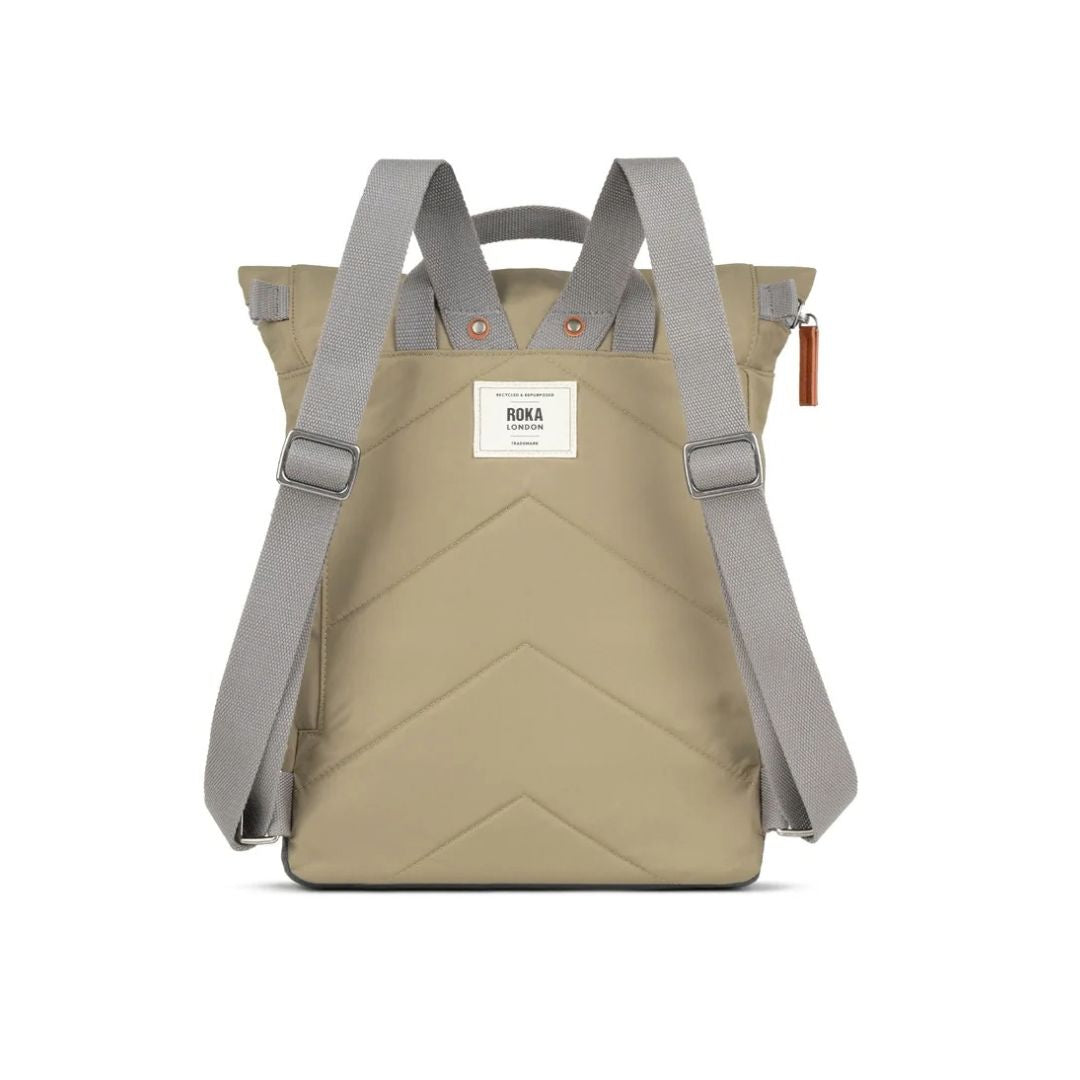 Roka Canfield Roll Top Backpack - Medium | Taupe