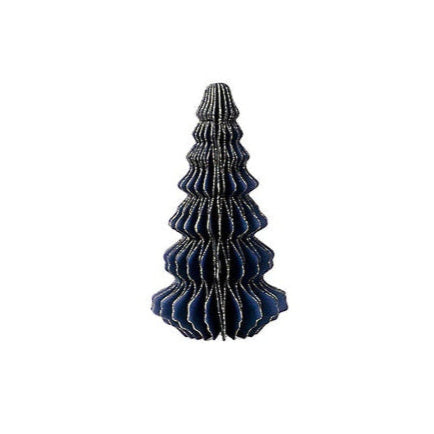 Christmas Royal Blue Paper Tree - Small