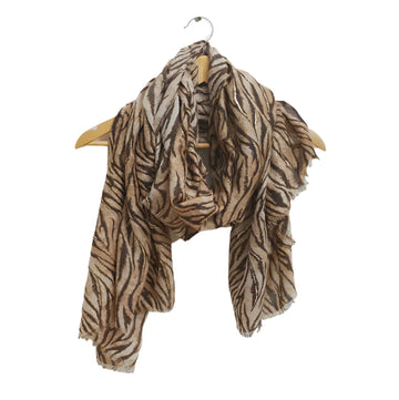 S + G Scarf - Zebra with Gold