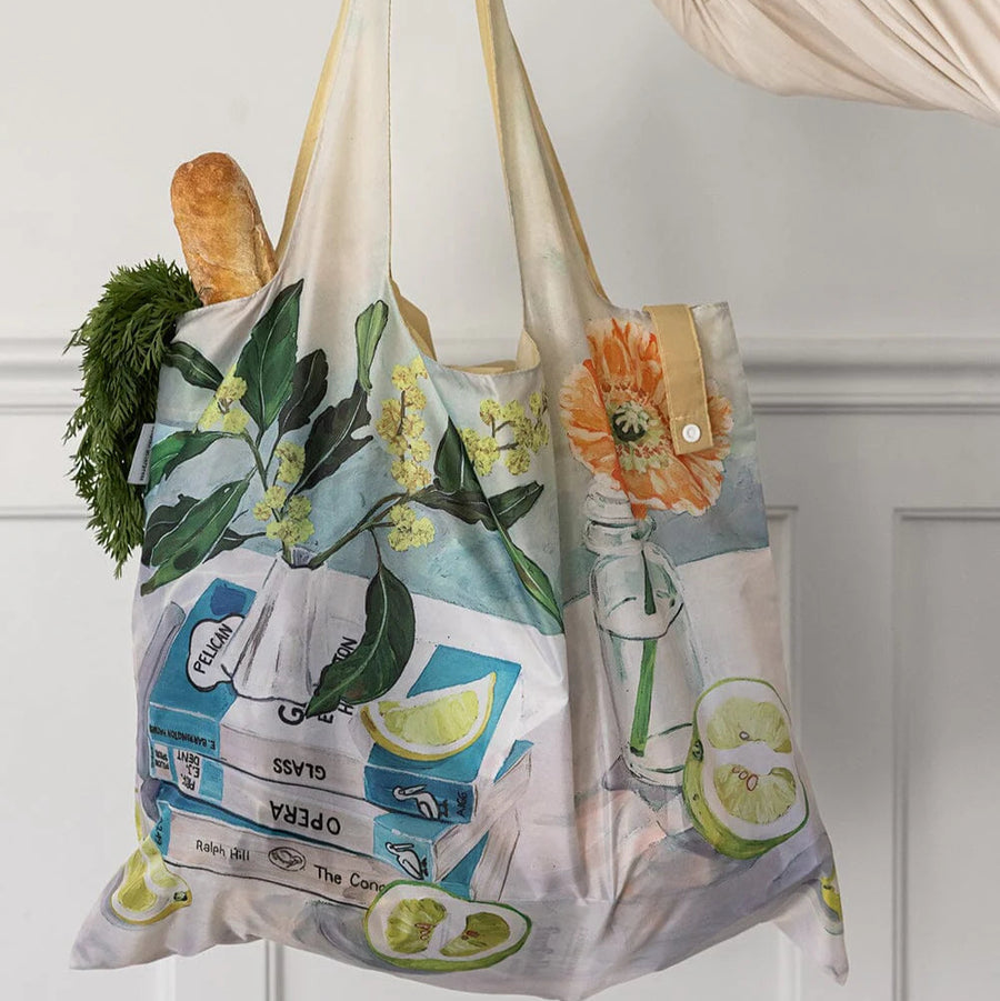 WATTLE & CITRUS - REUSABLE LARGE SHOPPING BAG