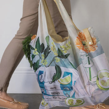WATTLE & CITRUS - REUSABLE LARGE SHOPPING BAG