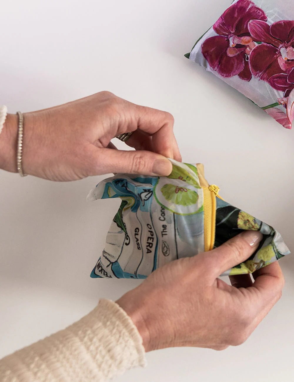 WATTLE & CITRUS - REUSABLE LARGE SHOPPING BAG