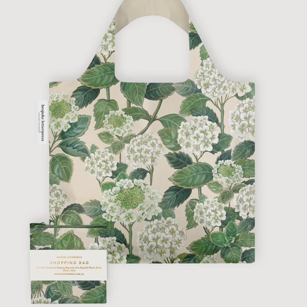 Reusable Shopping Bag - Hydrangea