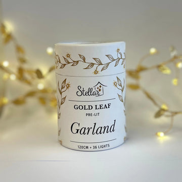 Seed Lights - 1.2m Garland | Gold Leaf