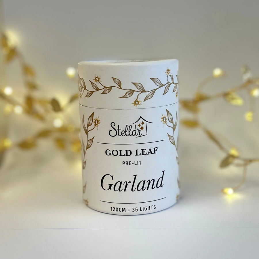 Seed Lights - 1.2m Garland | Gold Leaf