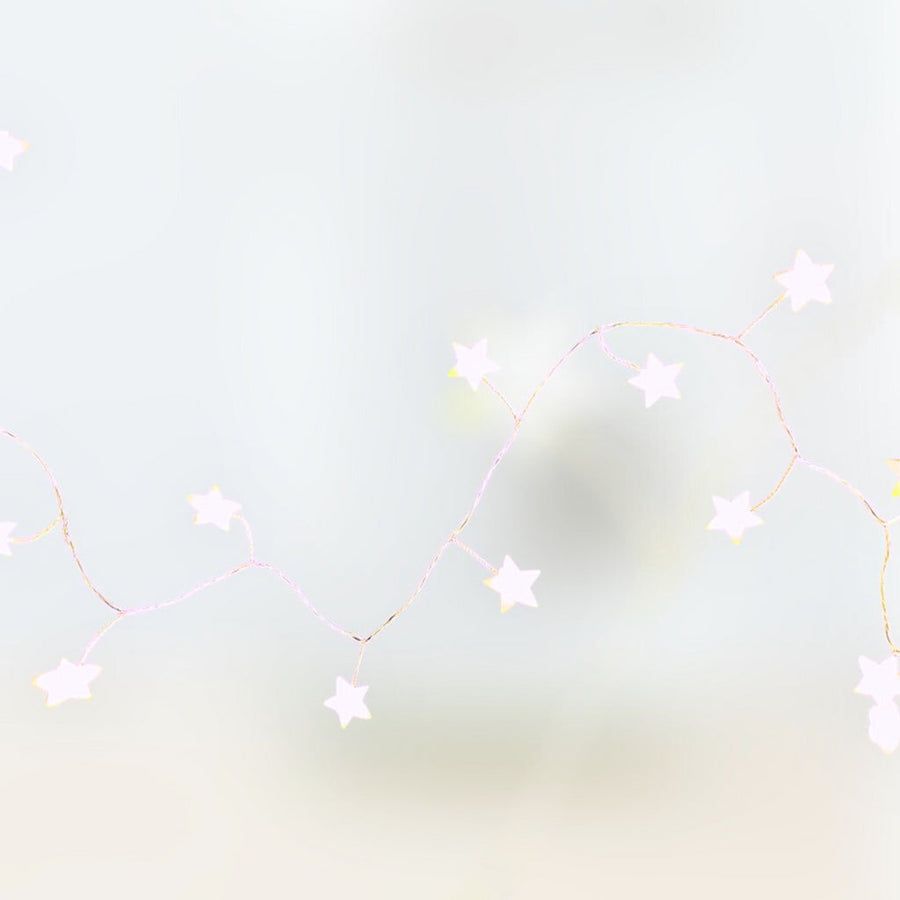 Star Pastel Lights - White