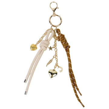 Multi rope with gold keychain