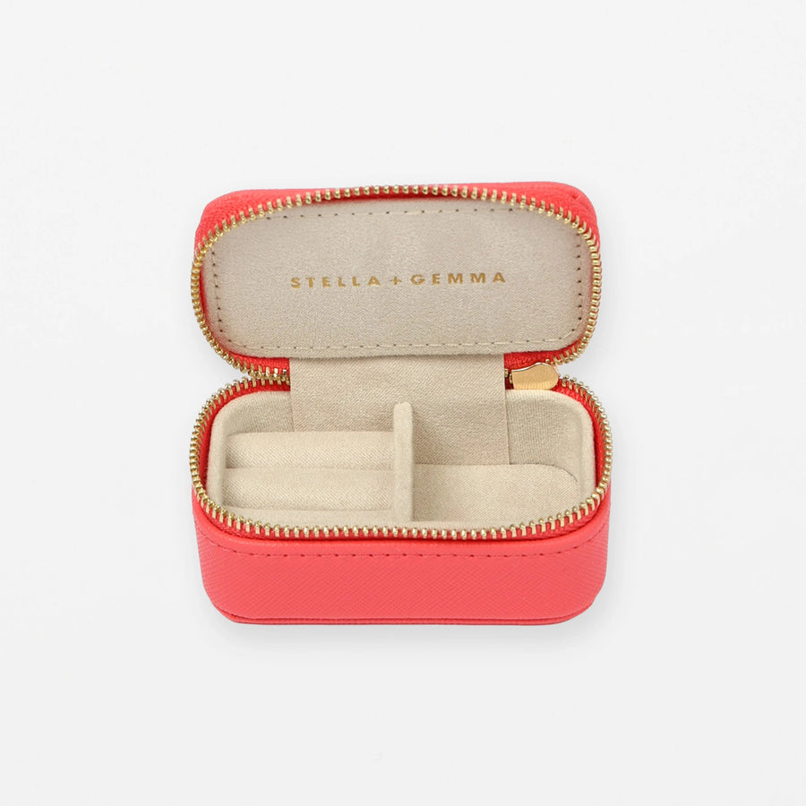 Small Rectangular Case S+G Jewellery Case - Small Rectangular | Neon Pink – Shelf Home + Gifts
