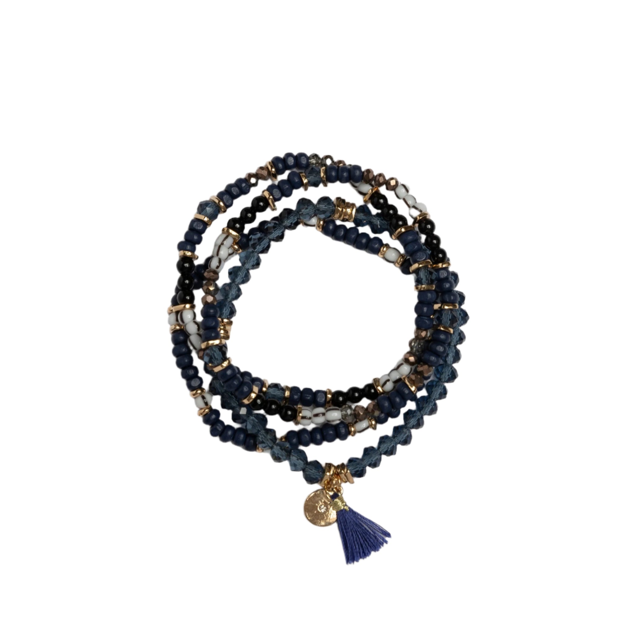 Stella and Gemma Bracelet Set - Navy