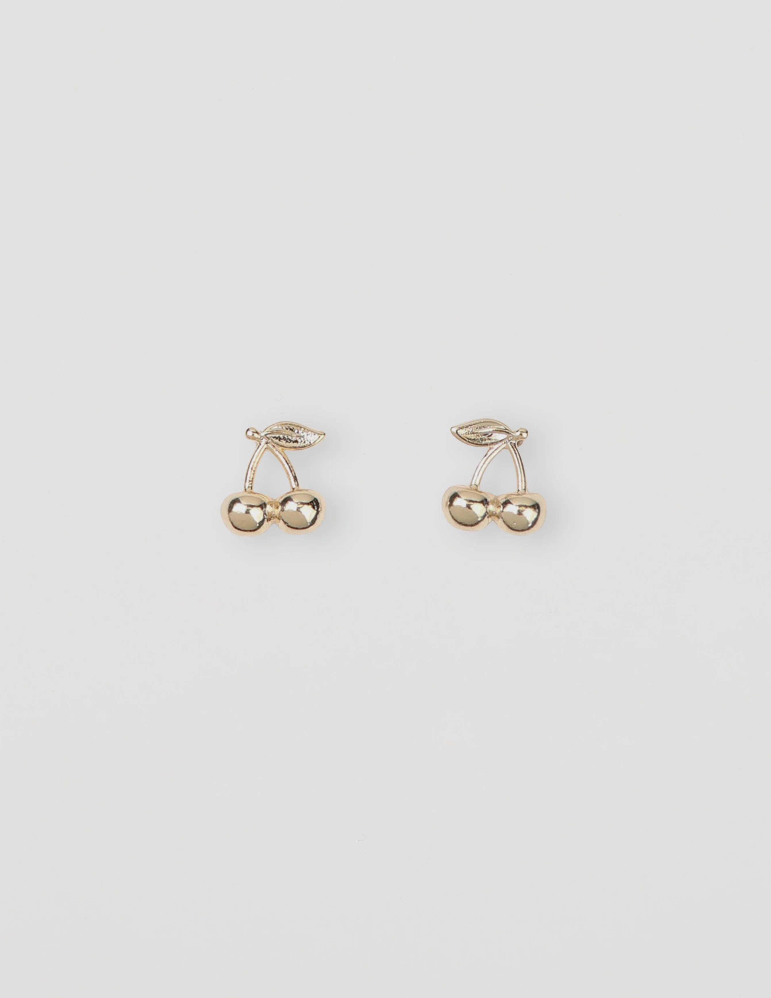 S + G Earrings - Gold Cherries
