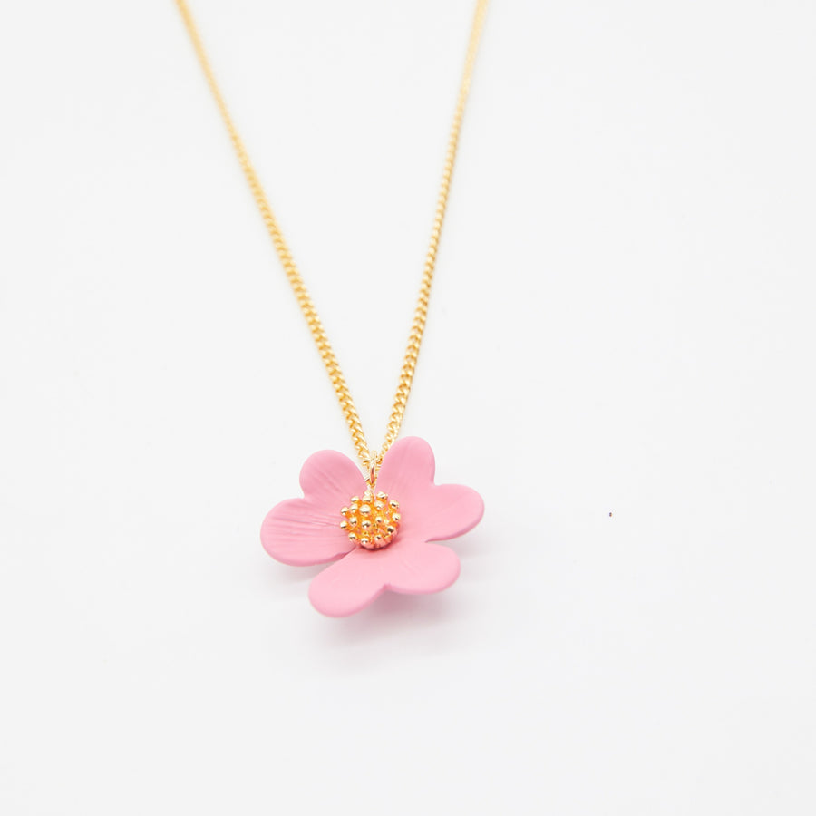 S+G Necklace - Flower | pink