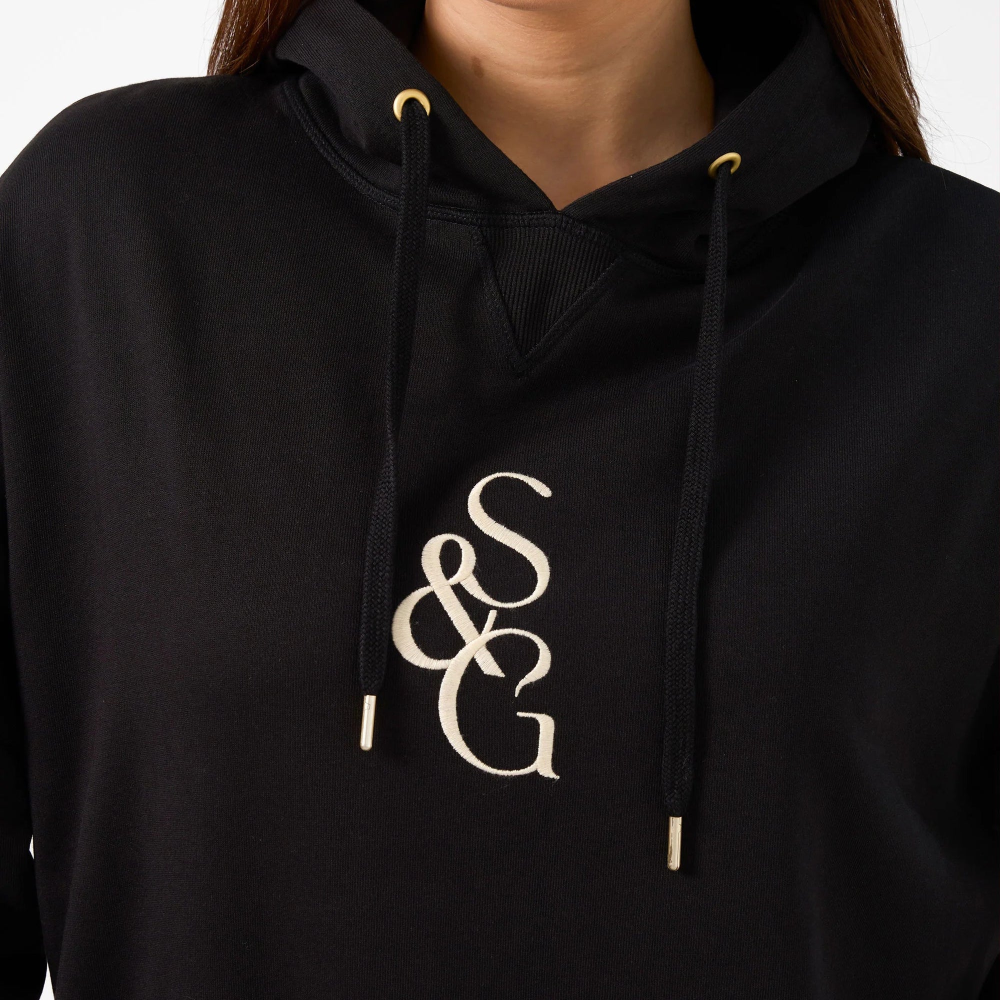 Stella + Gemma Hoodie - Black S+G Logo