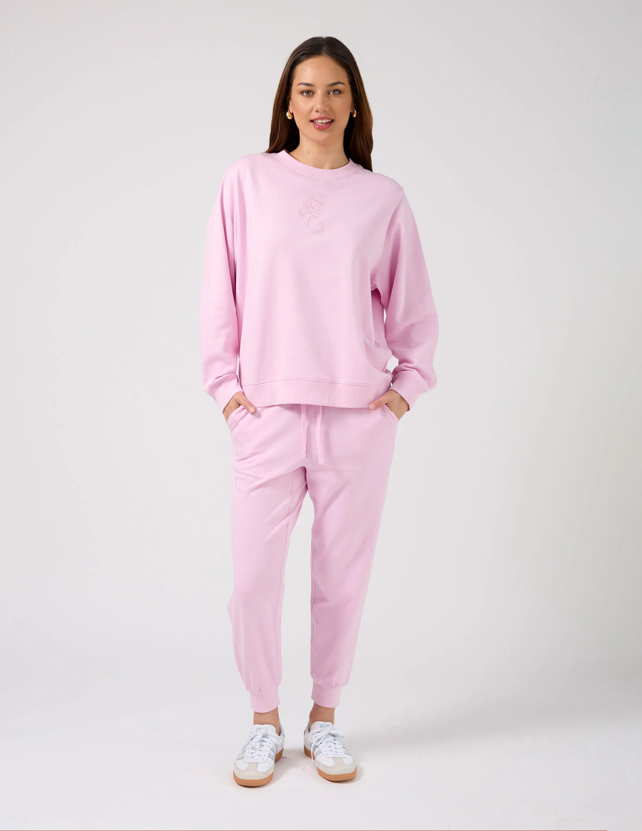 Stella + Gemma Essential Sweater - Candyfloss S+G Logo