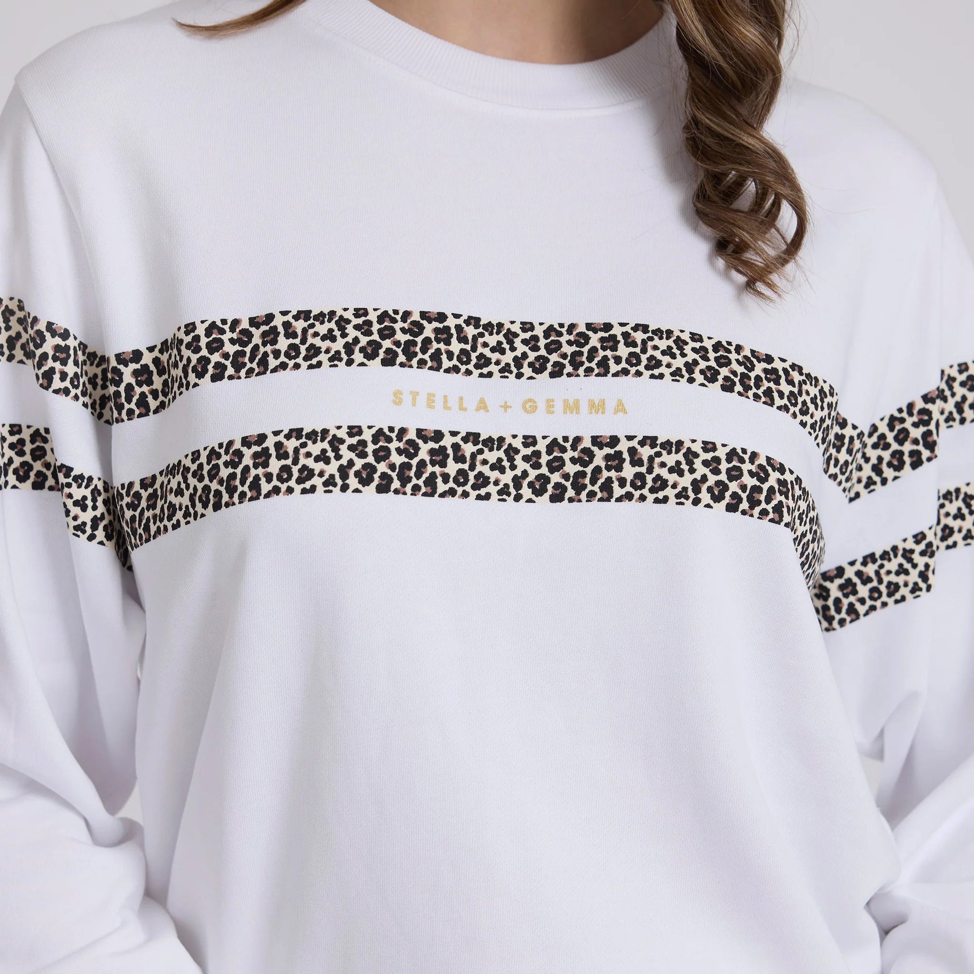 Stella and Gemma Essential Sweater -  True Icon | White