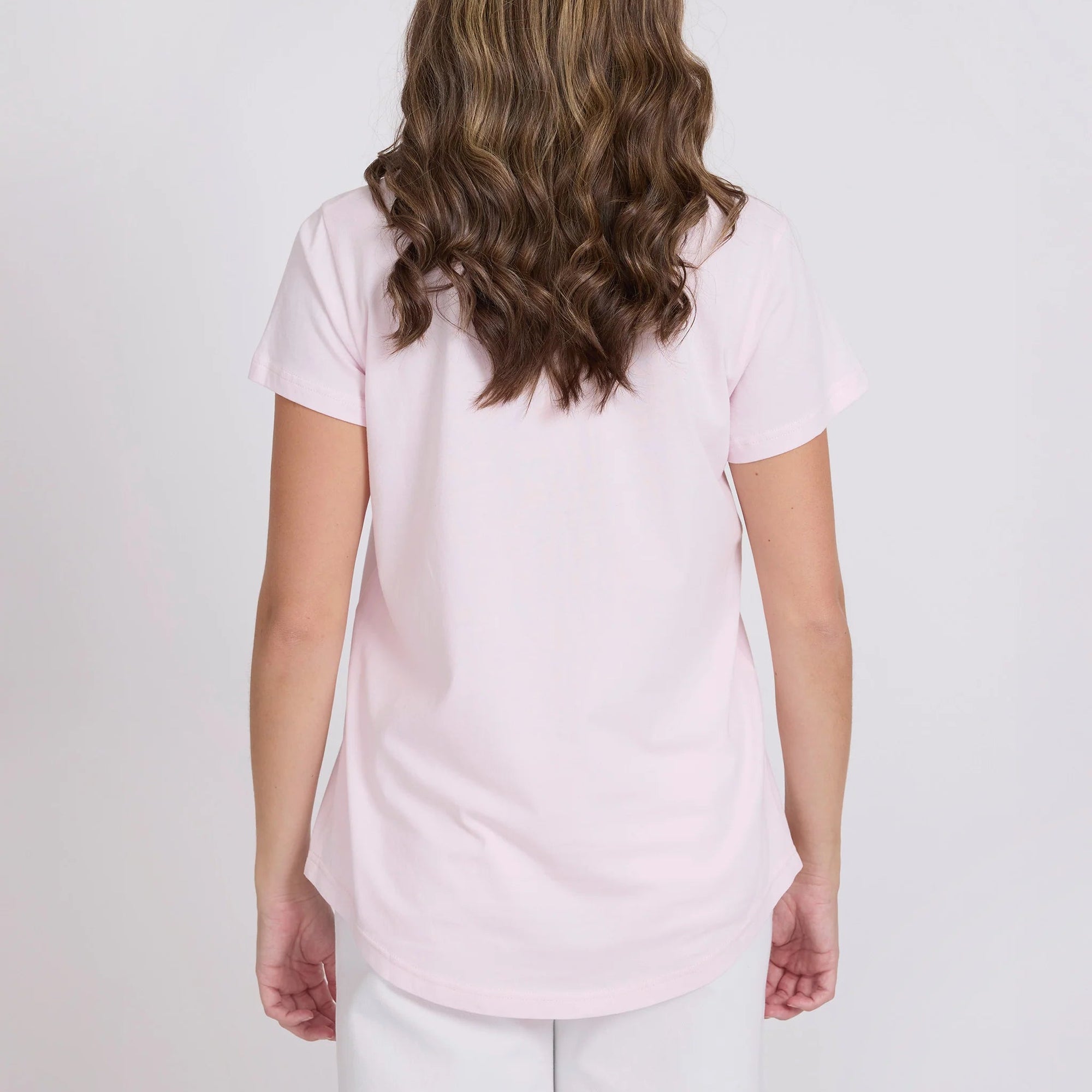 CLASSIC TEE ICON STRIPE - BALLET